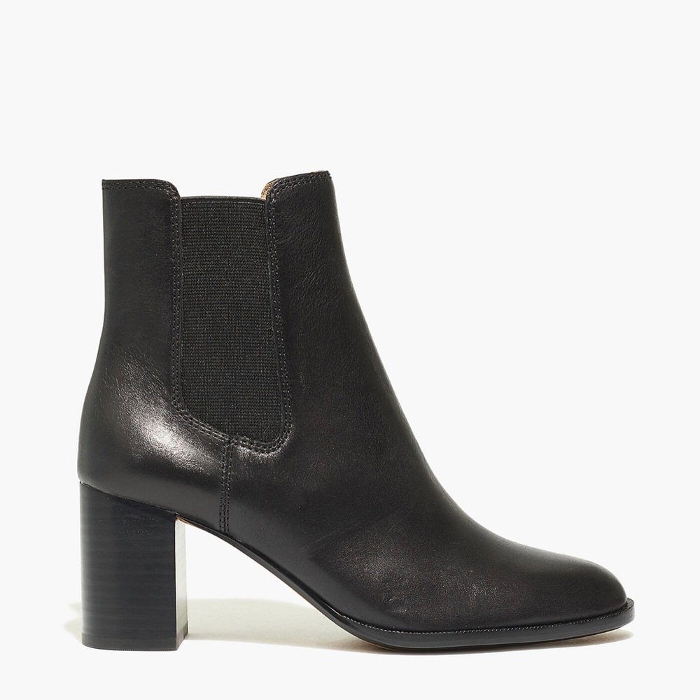 The Laura Chelsea Boot in Leather 6.5 Madewell